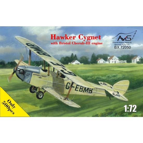 1/72 Hawker Cygnet w/Bristol Cherub-III Engine