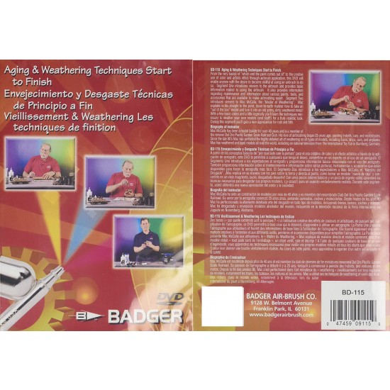 DVD - BADGER Aging & Weathering Techniques Start to Finish