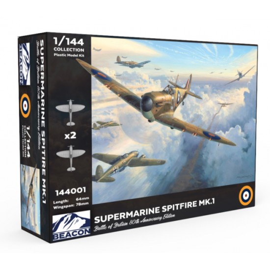 1/144 Supermarine Spitfire MK.1 (2 kits)