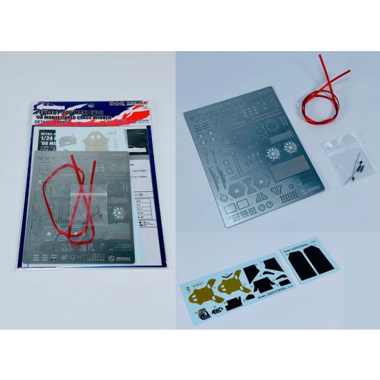 Detail Up Parts for 1/24 Peugeot 306 Maxi Evo2 '98 Monte Carlo Rally Class Winner