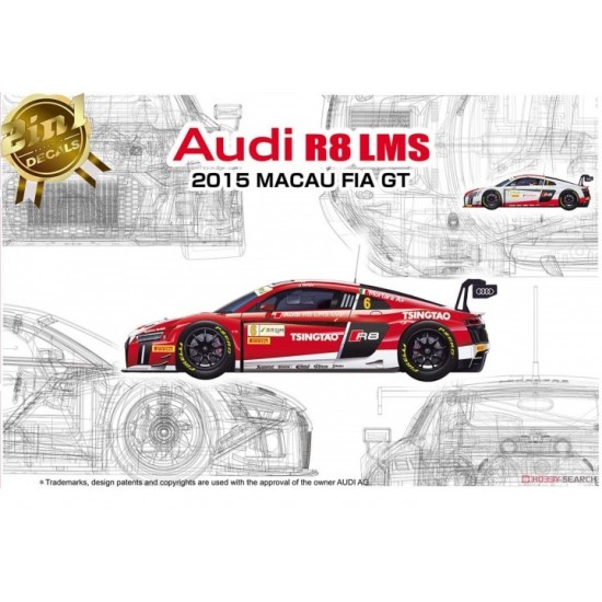 1/24 Audi R8 LMS GT3 2015 Macau Fia GT3 World Cup