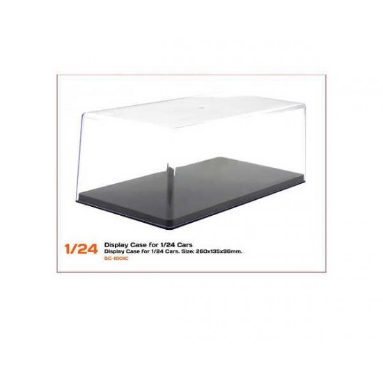 [URNA] Display Case for 1/24 Cars (size: 260x135x96mm)