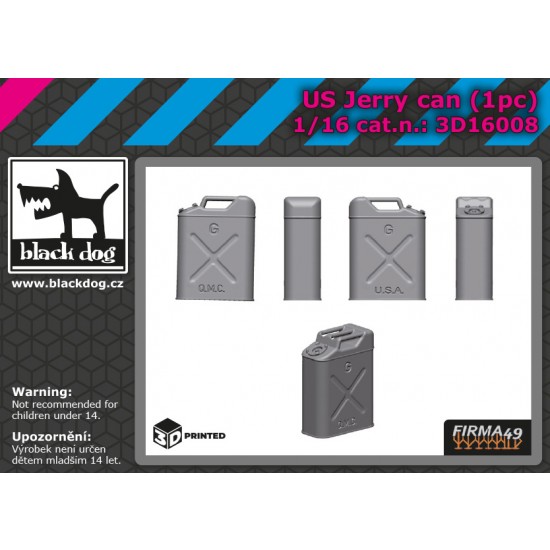1/16 US Jerry Can (1pc)