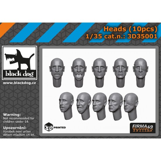 1/35 Heads (10pcs)