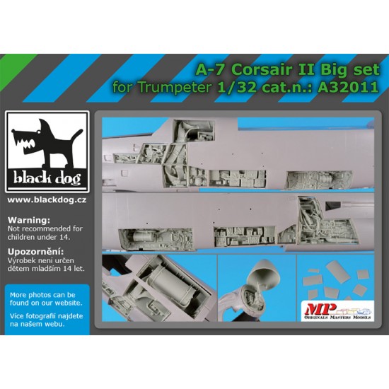 1/32 LTV A-7 Corsair II Super Detail Set for Trumpeter kits