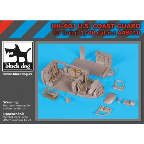1/48 US Coast Guard Sikorsky HH-60J Jayhawk Detail Set for Italeri kit
