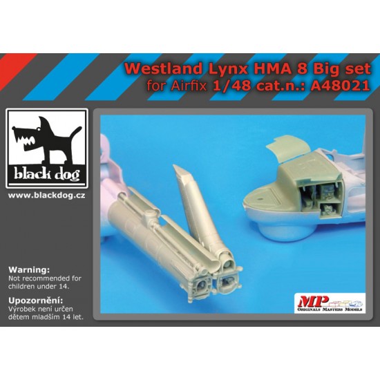 1/48 Westland Lynx HMA8 Big Accessories Set for Airfix kits