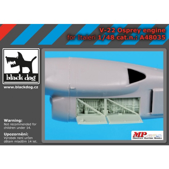1/48 Bell Boeing V-22 Osprey Engine for Italeri kits
