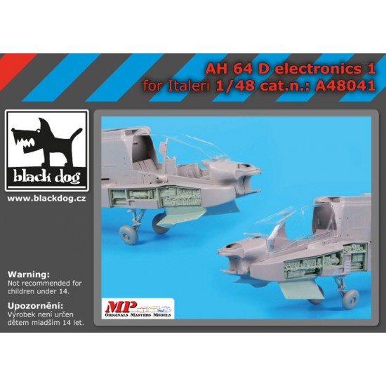 1/48 AH-64D Apache Longbow Electronics Vol.1 for Italeri kits