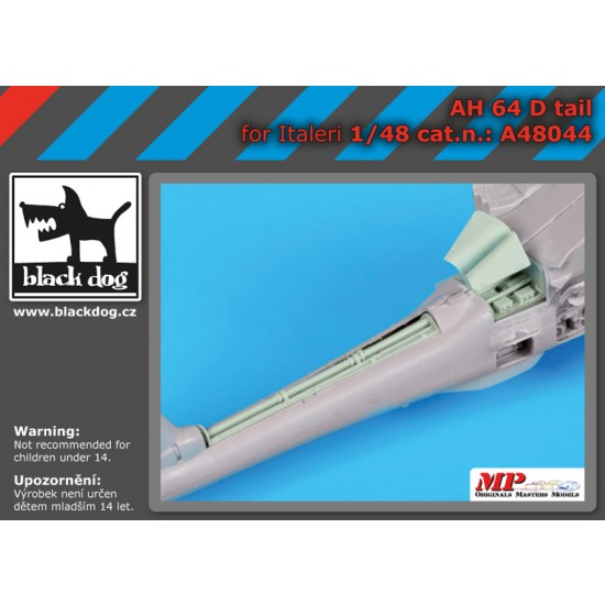 1/48 AH-64D Apache Longbow Tail for Italeri kits