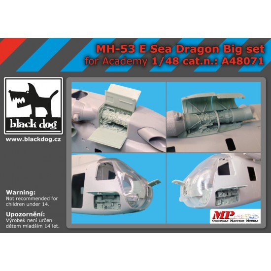 1/48 MH-53 E Dragon Big Detail Set for Academy kits