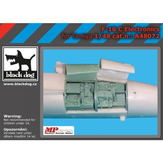 1/48 General Dynamics F-16 C Fighting Falcon Electronics for Tamiya kits