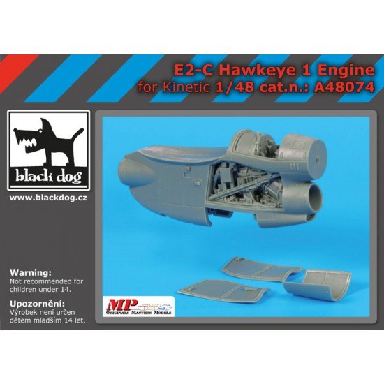 1/48 Northrop Grumman E-2 C Hawkeye 1 Engine for Kinetic kits
