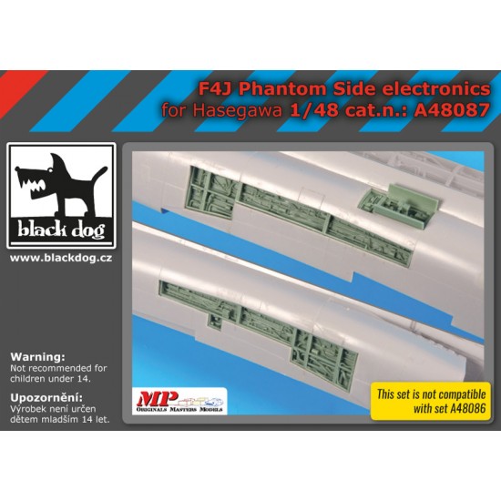 1/48 McDonnell Douglas F-4J Phantom II Side Electronics for Hasegawa kits