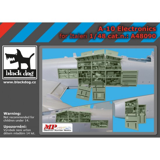 1/48 Fairchild Republic A-10 Thunderbolt II Electronics for Italeri kits