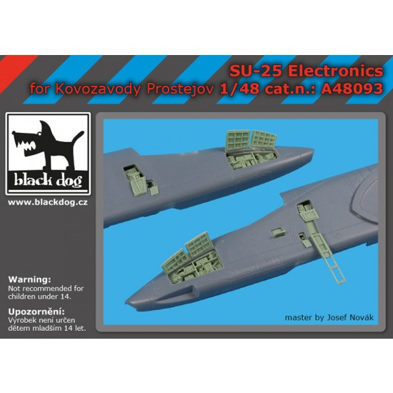 1/48 Sukhoi Su-25 Electronics for Kovozavody Prostejov kits
