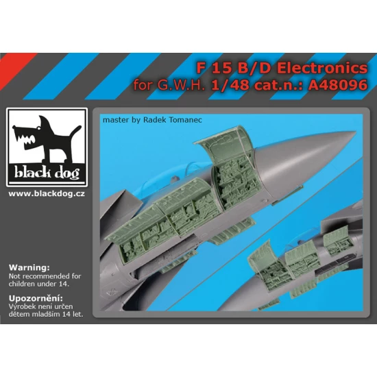 1/48 McDonnell Douglas F-15 B/D Eagle Electronics Set for Great Wall Hobby kits