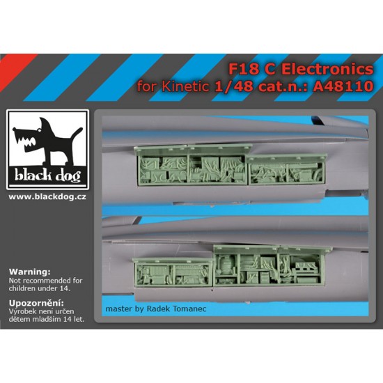 1/48 F-18 C Hornet Electronic for Kinetic kits