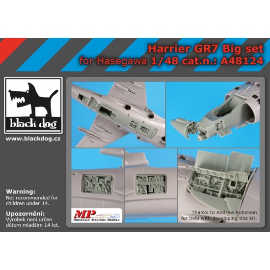 1/48 Harrier Gr 7 Super Detail Set for Hasegawa kits