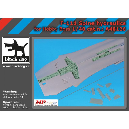 1/48 General Dynamics F-111 Aardvark Spine Hydraulics for Hobby Boss kits