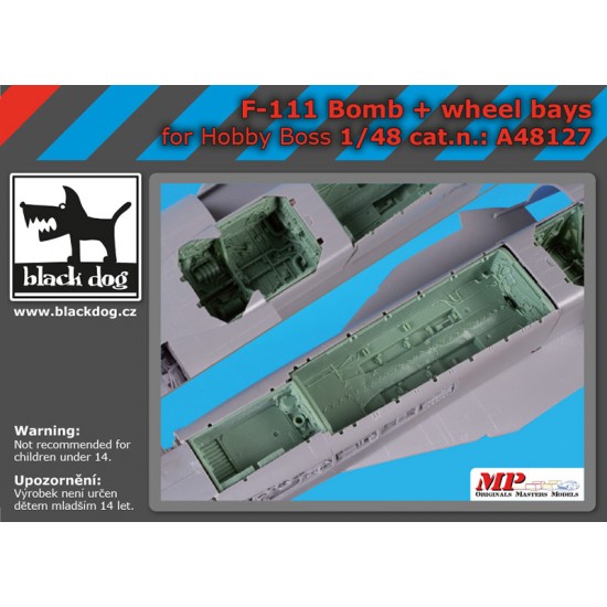 1/48 General Dynamics F-111 Aardvark Bomb & Wheel Bay for Hobby Boss kits