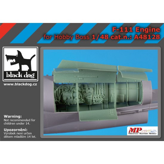 1/48 General Dynamics F-111 Aardvark Engine for Hobby Boss kits