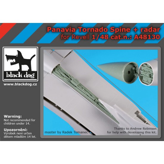 1/48 Panavia Tornado Spine & Radar for Revell kits