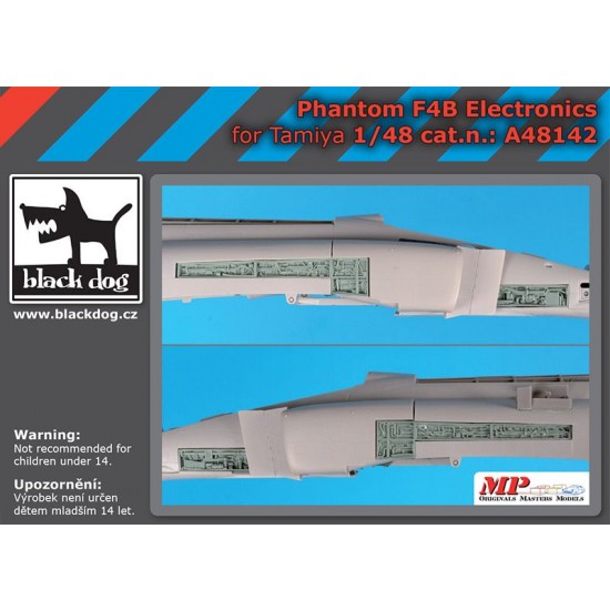 1/48 McDonnell Douglas F-4B Phantom Electronics for Tamiya kits