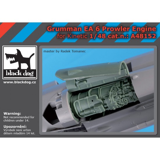 1/48 Grumman Ea 6 Prowler Engine for Kinetic kits