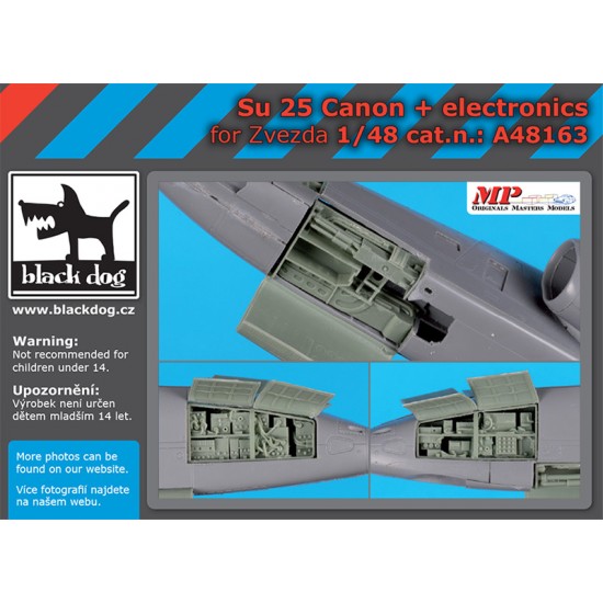 1/48 Sukhoi SU-25 Canon & Electronics for Zvezda kits