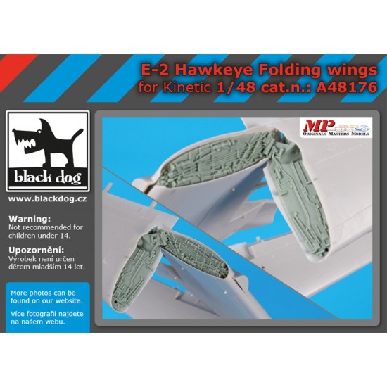 1/48 Northrop Grumman E-2 Hawkeye Folding Wings for Kinetic kits