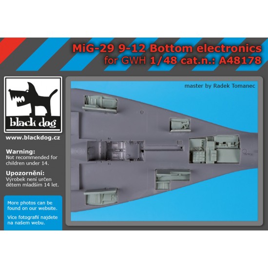 1/48 Mikoyan MiG-29 9-12 Bottom Electric for Great Wall Hobby
