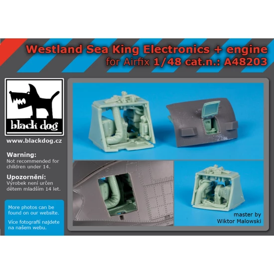 1/48 Westland Sea King Electronics and Engine for Airfix kits