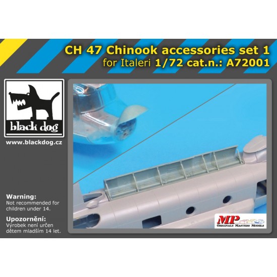 1/72 CH-47 Chinook Accessories Set for Italeri kits