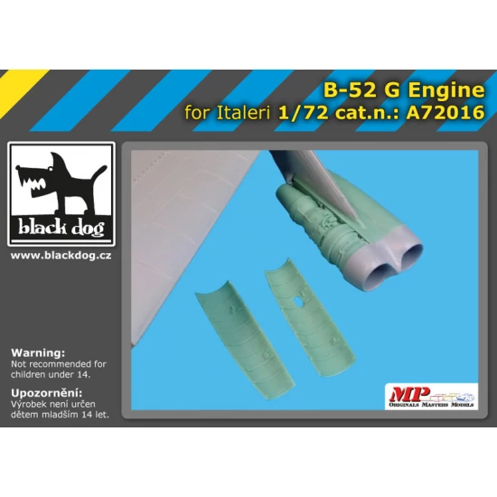 1/72 Boeing B-52G Engine for Italeri kits