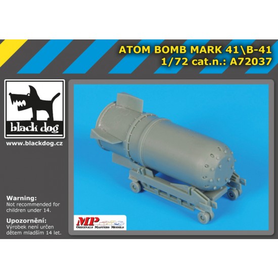 1/72 Nuclear Bomb Mark 41/B-41 Nuclear Weapon