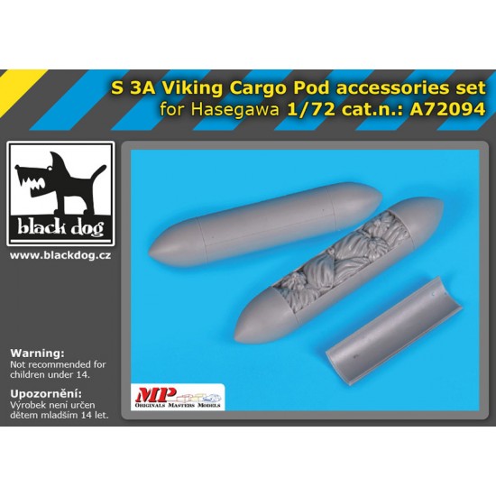 1/72 Lockheed S-3 A Viking Cargo Pod Accessories Set for Hasegawa kits