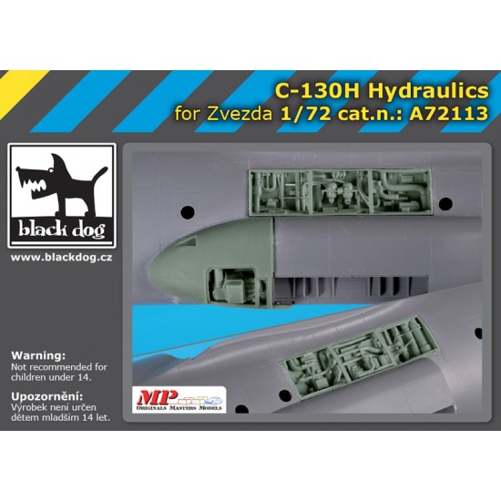 1/72 Lockheed C-130H Hercules Hydraulics for Zvezda kits