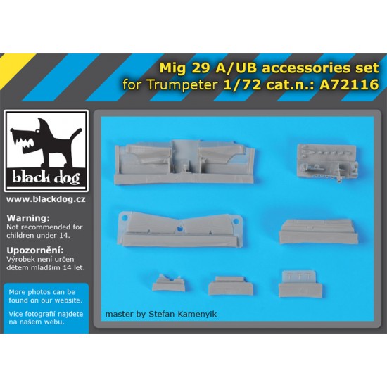 1/72 Mikoyan Mig-29 A/UB Detail set for Trumpeter kits