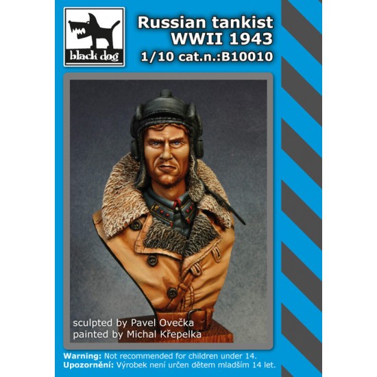 1/10 WWII Russian Tankist 1943 Bust