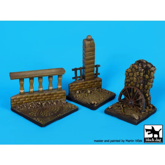 1/35 Vignette Diorama Bases Set No.2 (3pcs)