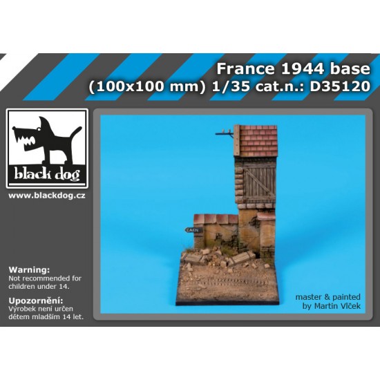 1/35 France 1944 Base (100x 100mm)