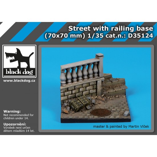 1/35 Street w/Railing Base (70mm x 70mm)