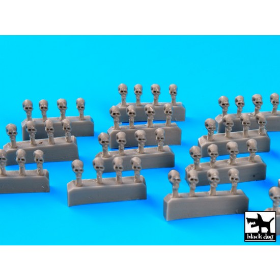 1/72 Skulls (Resin, 56 pcs)