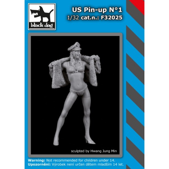 1/32 US Pin-up Sexy Lady No.1