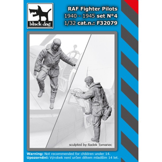 1/32 RAF Fighters Pilots 1940-45 set No. 4