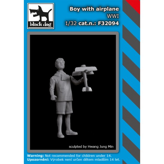 1/32 WWI Boy with Airplane