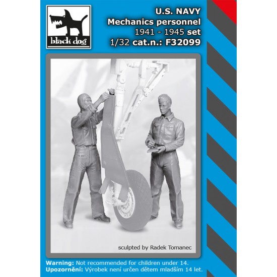 1/32 US Navy Mechanic Personnel 1941-45 (2 figures)