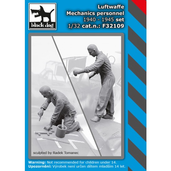 1/32 Luftwaffe Mechanic Personnel 1940-45 Set (2 figures)