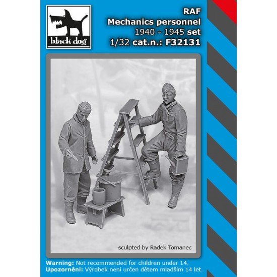 1/32 RAF Mechanics Personnel 1940-45 Set (2 figures)